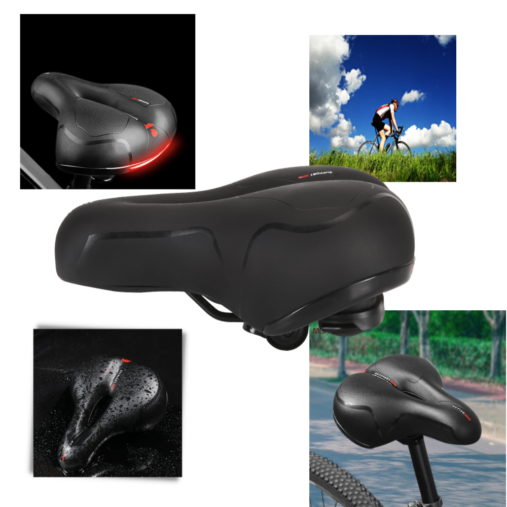 Selim de bicicleta Oture L'ultime, ultrassilicone e confortável, ideal para ciclismo de alta performance, visível na imagem.