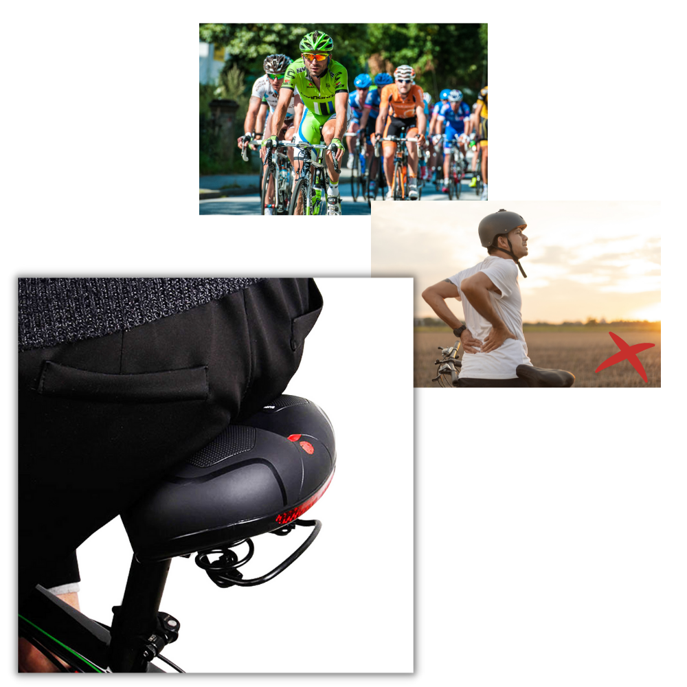 Selim de bicicleta Oture L'ultime, ultraleve e macio, ideal para ciclismo, com acabamento confortável e design ergonômico.