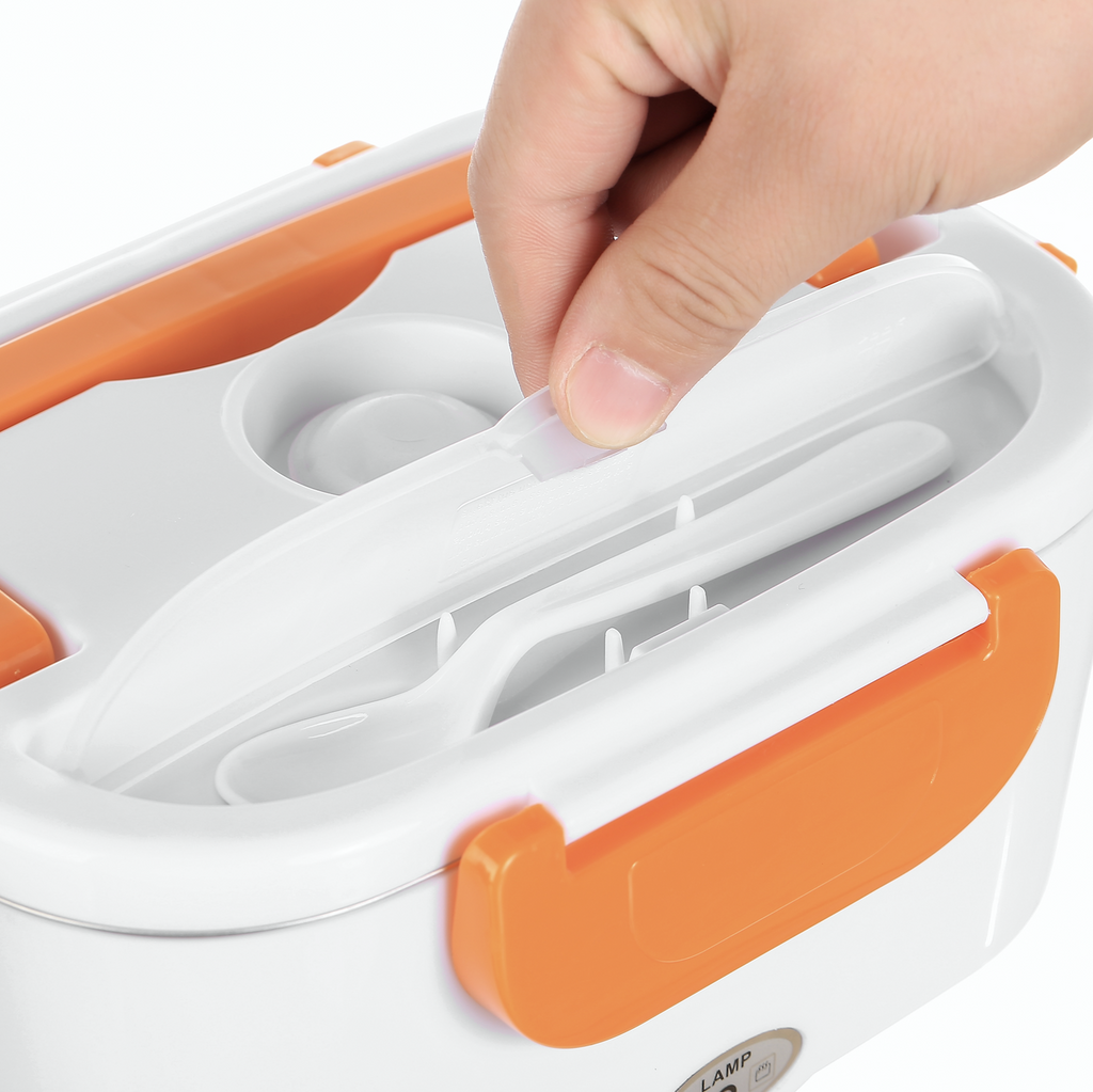 Suporte para alimentos e bebidas Liveday, caixa térmica elétrica portátil para manter comida quente, com design compacto e prático.
