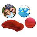 Estojo para óculos de sol infantil Wellpaid Entity com zíper, design fashion e proteção para óculos de crianças.