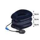 Colar inflável cervical para suporte do pescoço, produto de cuidado das costas da marca Amc, usado para alívio e suporte cervical.