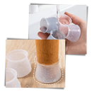 Conjunto de 8 proteções de silicone para pés de móveis, acessório para mesas da marca Eastjing, protegendo pisos e móveis.