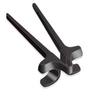 Hashis ergonômicos para dedos da marca Yiisu, de cor preta, feitos para facilitar o uso na arte da mesa.