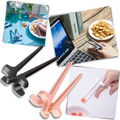 Hashis ergonômicos Yiisu para dedos, utensílios de artes de mesa, com design confortável para facilitar o uso.