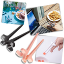 Hashis ergonômicos Yiisu para dedos, utensílios de artes de mesa, com design confortável para facilitar o uso.