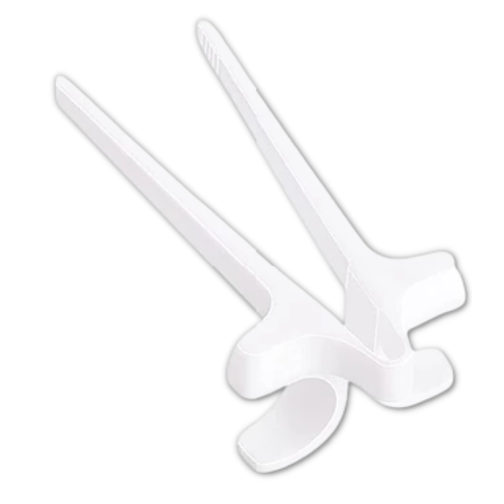 Hashis ergonômicos para dedos da marca Yiisu, de cor branca, usados para comer alimentos na categoria Artes de mesa.