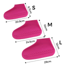 Capa de sobre-chuvas impermeável de silicone da Popvcly, proteção para calçados contra água e sujeira.