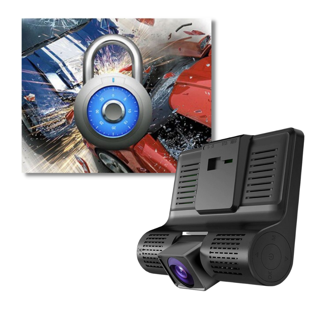 Câmera de bordo DVR Full HD Pittasoft para carro, captura vídeos nítidos de alta resolução para segurança veicular.