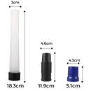 Embout de aspirador anti-pó universal da Eastjing, para limpeza eficiente de poeira em eletrodomésticos e superfícies.