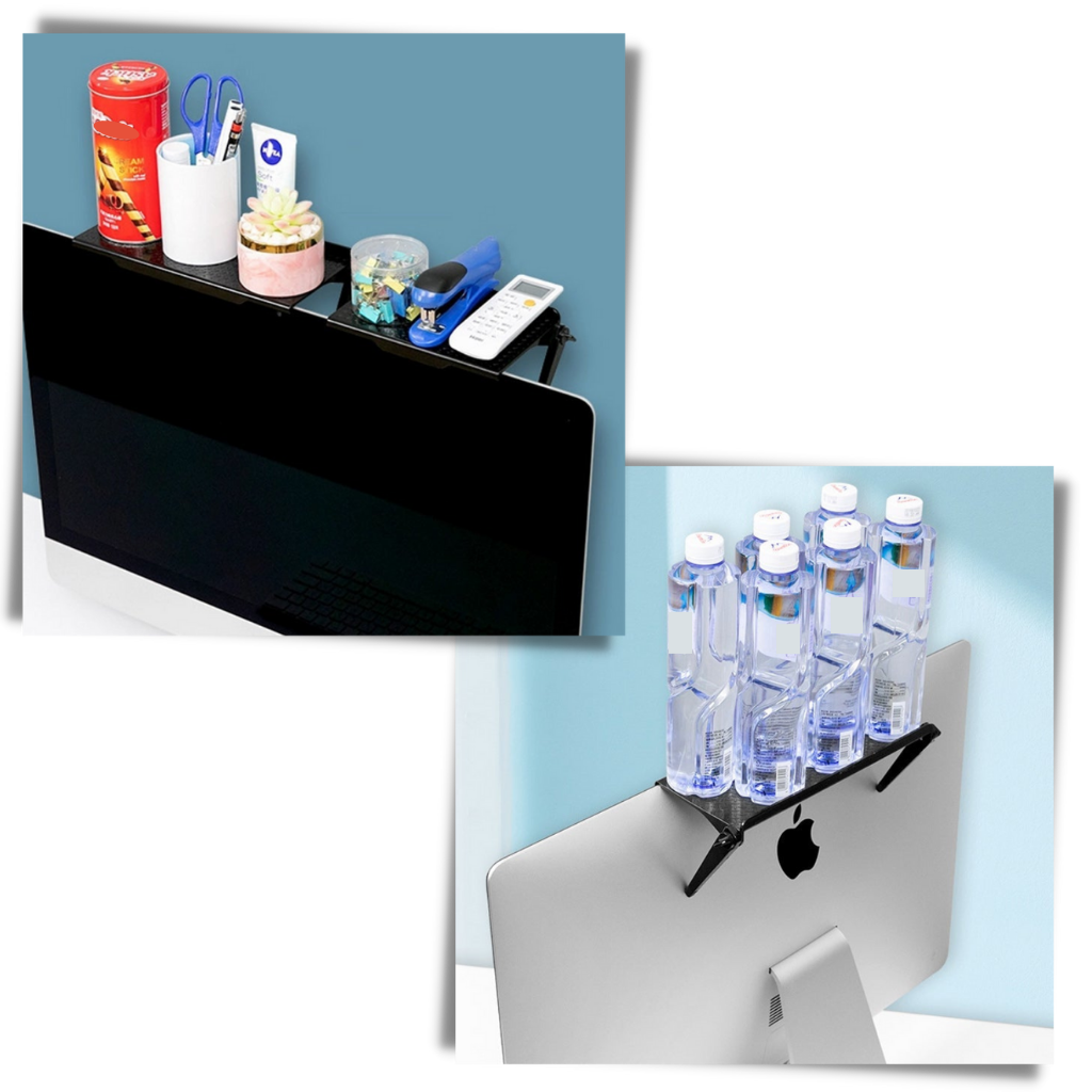 Escritório multifuncional Daciye com prateleira para monitor, mesa de trabalho moderna e estrutura de alta qualidade.