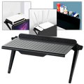 Escritório multifuncional Daciye com prateleira para monitor e espaço de trabalho organizado, ideal para home office.