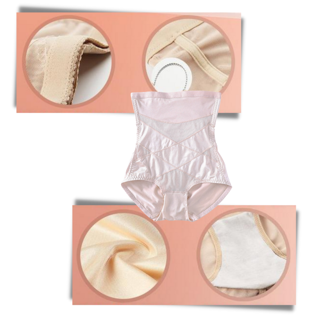 Soutien-gorge de maintien à compression croisée Lilvigor pour modelar les abdominaux, tissu respirant, design ajusté.