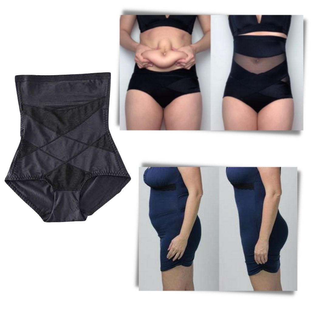 Roupão de compressão para emagrecimento abdominal da marca Lilvigor, com design cruzado e efeito modelador para o dia a dia.