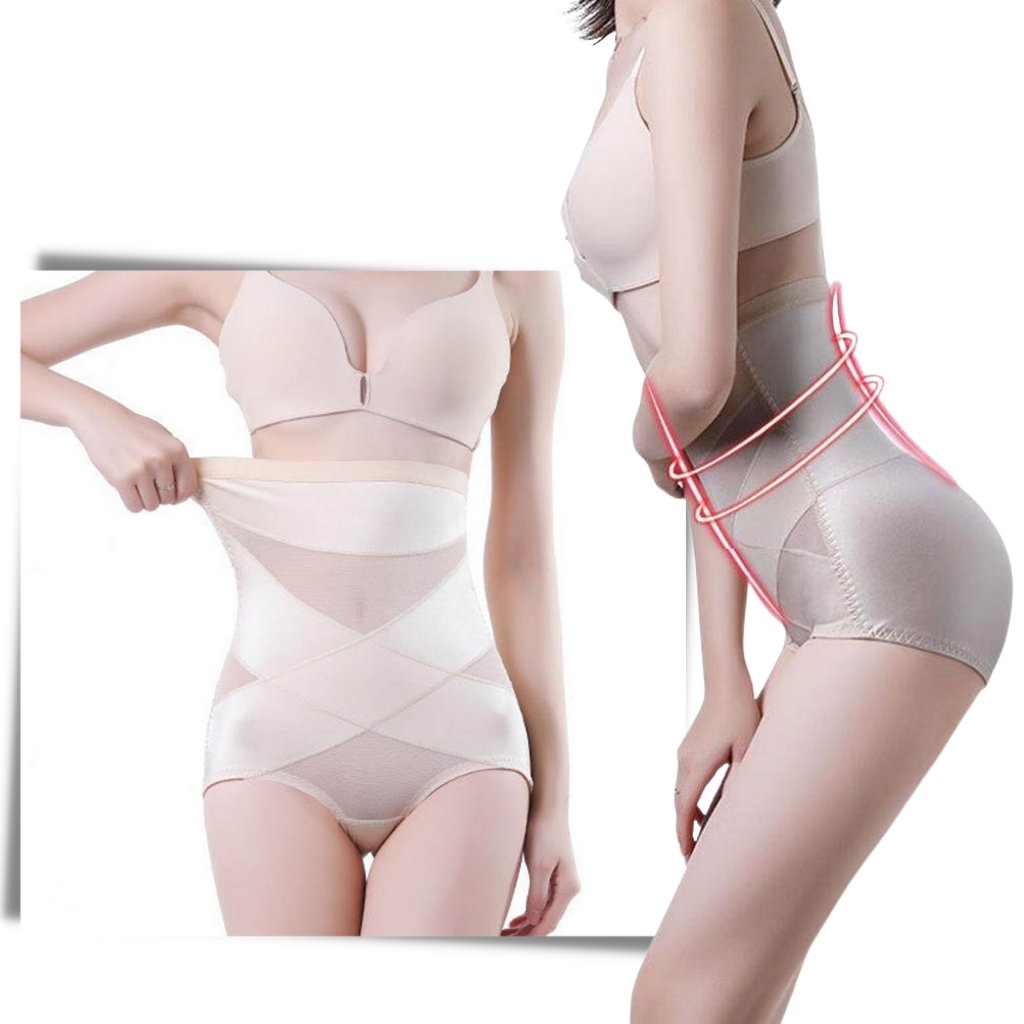 Soutien abdominal de compressão, roupa íntima modeladora da Lilvigor para afinar a cintura e definir os abdominais.