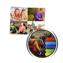 Pulseiras antimosquito Peralng, 10 peças, repelente natural sem DEET, ideal para camping e atividades ao ar livre.