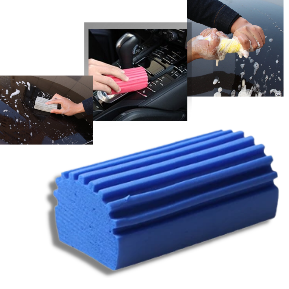Esponja absorvente multifuncional para limpeza doméstica da marca Ramoni, ideal para remover sujeira e poeira.