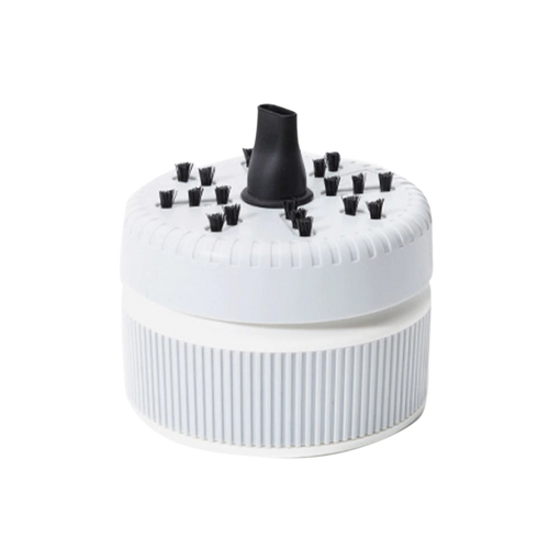 Aspirador de escritório Zoiuytrg, compacto e portátil, com bocal para limpeza de teclados e superfícies de mesa.