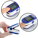 Oxímetro de pulso digital Thinkmax para dedo, monitor biométrico portátil, fácil de usar, exibe níveis de oxigênio e pulso.