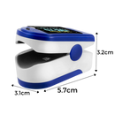 Oxímetro de pulso digital Thinkmax para dedo, monitor biométrico portátil com visor digital de fácil leitura.
