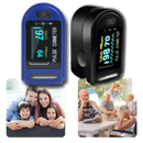 Oxímetro de pulso digital Thinkmax para medição de oxigênio e frequência cardíaca, para todas as idades, em imagem de dedo digital