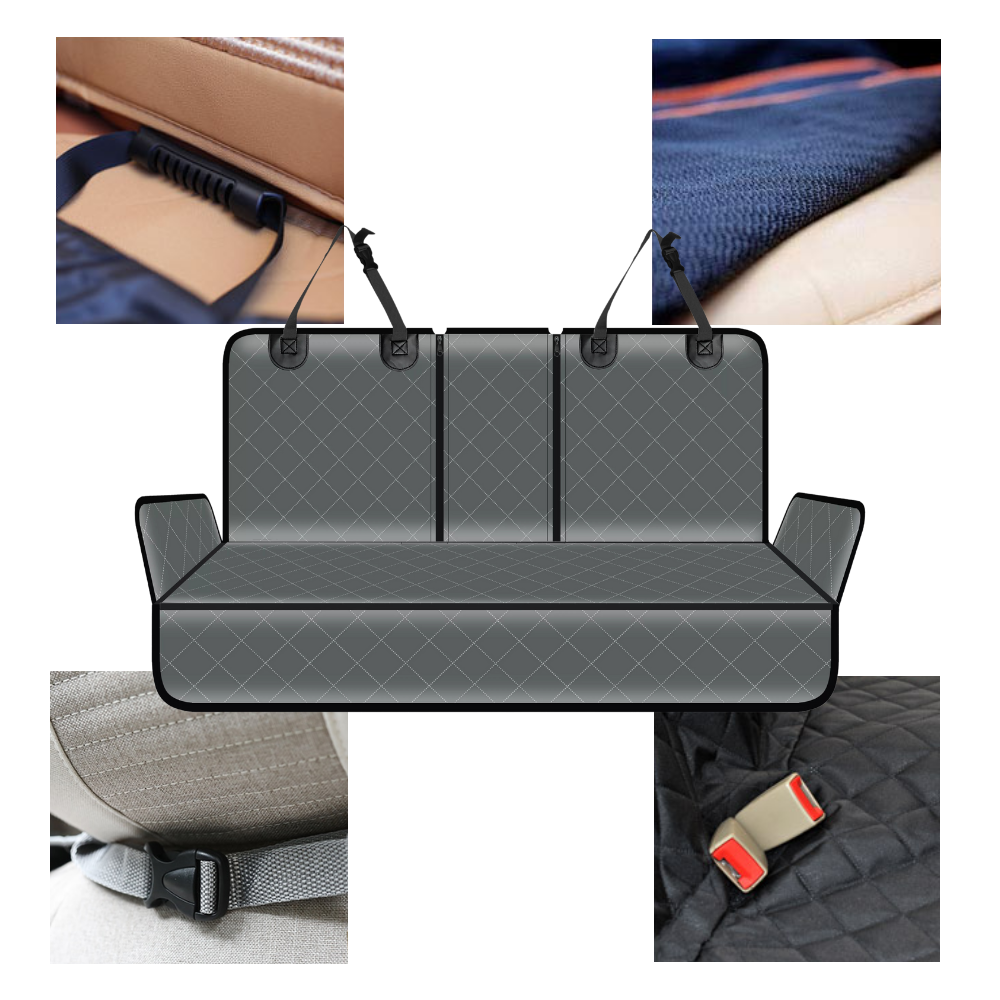Capa de assento para carro para cachorro da Namotu, proteção antiderrapante, ideal para conforto e segurança do pet.
