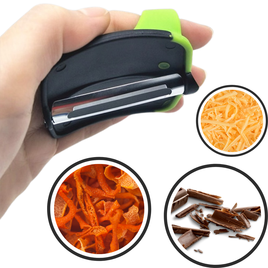 Descascador de frutas de dois dedos da Fansoubay, utensílio de cozinha prático e versátil para descascar com facilidade.