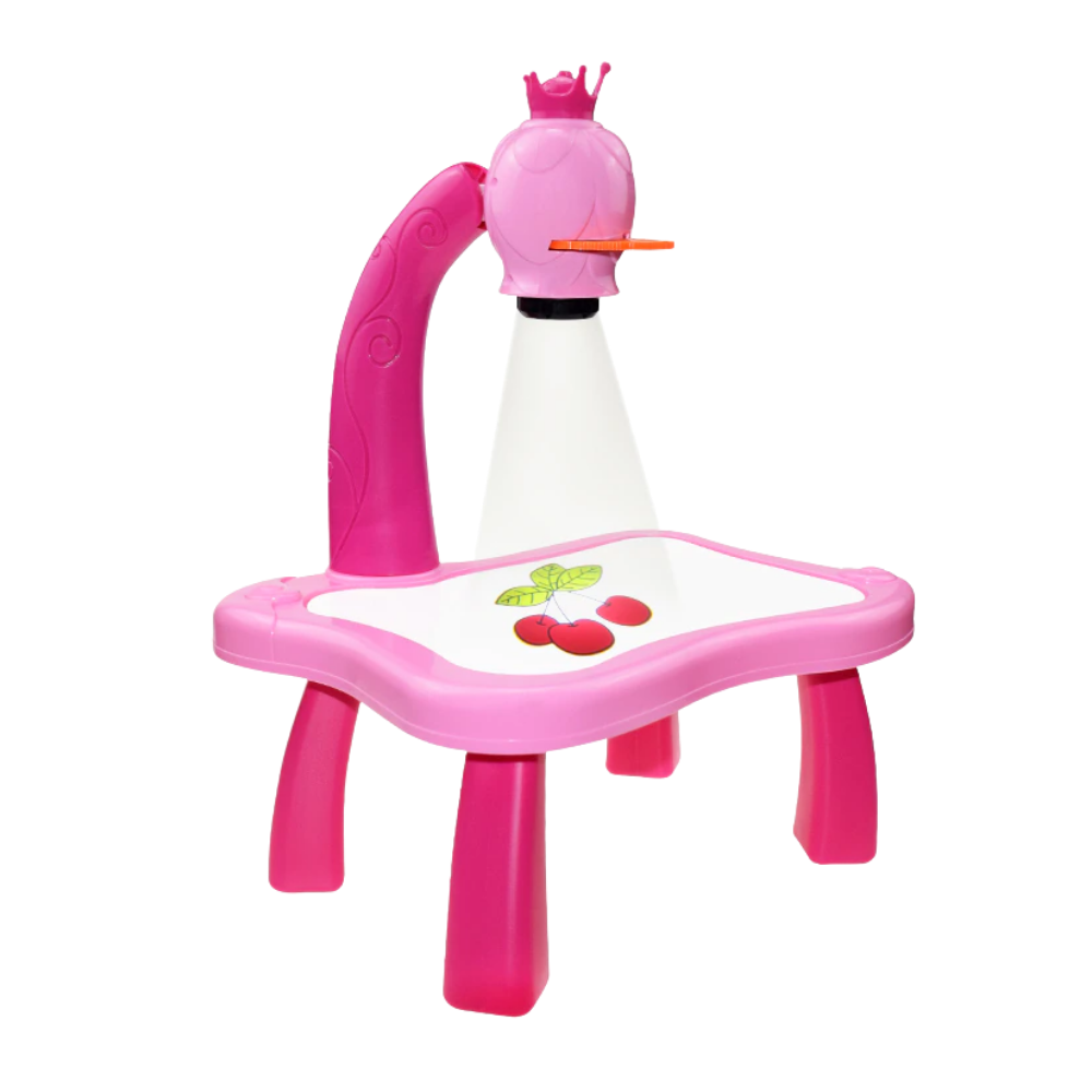 Quadro de desenho clássico rosa para projeção, ideal para crianças, da marca Kanaroous, usado em jogos de desenho.
