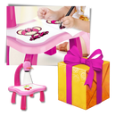 Quadro de desenho de projeção para crianças da Kanaroous, ideal para jogos de desenho e criatividade infantil.