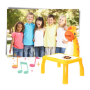 Quadro de desenho de projeção para crianças da marca Kanaroous, com desenhos musicais, ideal para jogos de desenho educativo.