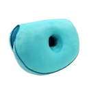 Almofada dupla para assento, almofada de suporte para as costas, marca Wisremt, cor azul, confortável para o cuidado postural.