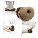 Almofada de assento dupla para quadris, para cuidados das costas, marca Wisremt, com design ergonômico para conforto.