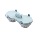 Cesto de cozimento a vapor para ovos da Binpure, utensílio de eletrodoméstico de cozinha com tampa branca e capacidade para ovos.