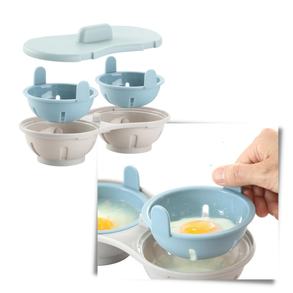 Caixa de cozimento de ovos a vapor da Binpure, eletrodoméstico de cozinha para preparar ovos facilmente.