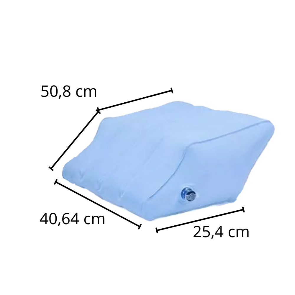 Travesseiro de elevação para pernas da marca Blotona, suporte de descanso para melhorar circulação e conforto.