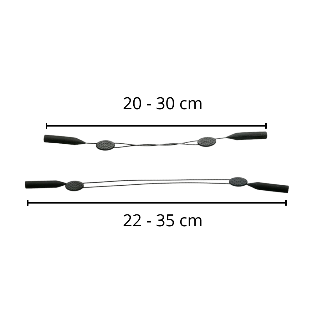 Cordon de cou réglable Homyl pour lunettes, montre lunettes avec boucle pour maintien sécurisé et ajuste facilement.