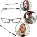 Cordon de cou réglable Homyl para óculos, acessório de cuidados com os olhos, com design ajustável e confortável.