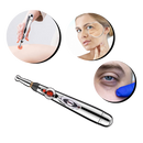 Caneta de acupuntura digital Netjett, ferramenta eletrônica multifuncional para massagem e estímulo de pontos de acupuntura.