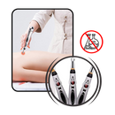 Caneta de acupuntura digital Netjett, dispositivo eletrônico para massagem e acupuntura sem dor, com design portátil e seguro.