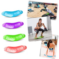Placa de equilíbrio da Hitnotion para treino de fitness e exercícios de equilíbrio, superfície de apoio para estabilidade.