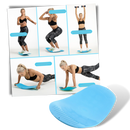 Placa de equilíbrio para treino e fitness da marca Hitnotion, superfície antiderrapante e design versátil para exercícios de equilíbrio.