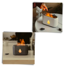 Acessório para umidificador Dlswds com efeito de chama, visual decorativo de chama de fogo em design moderno.