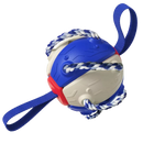 Disco de frisbee azul e bege para cães, acessório para brincadeiras ao ar livre, marca Cn.