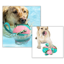 Disco frisbee para cães da marca Cn, acessório resistente para brincar ao ar livre com cães.