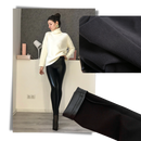 Calça feminina de couro sintético de cintura alta da marca Manifique, com acabamento confortável e ajustado ao corpo.