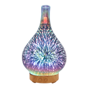 Difusor de óleos essenciais em forma de vaso com padrão de fogos de artifício, para aromatização de ambientes, da marca Genérico.