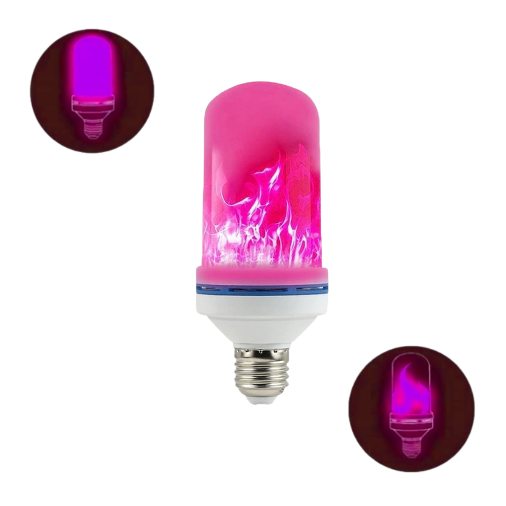 Lâmpada de vela LED com chama cintilante da Aktudy, iluminação suave e modos de luz para ambiente aconchegante.