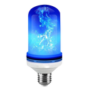 Lâmpada de vela LED cintilante azul da Aktudy, ideal para iluminação ambiente e decoração aconchegante.
