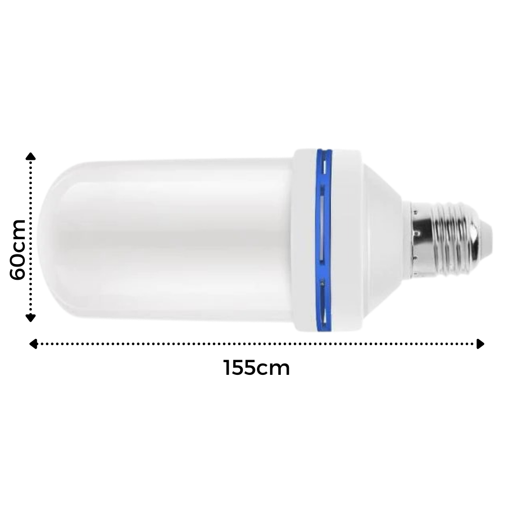 Lâmpada de vela LED cintilante da Aktudy, luminária de ambiente com efeito de chama que pisca suavemente em um ambiente aconchegante.