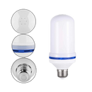 Luminária de vela LED cintilante da Aktudy, lâmpada decorativa de ambiente com efeito de chama tremeluzente.