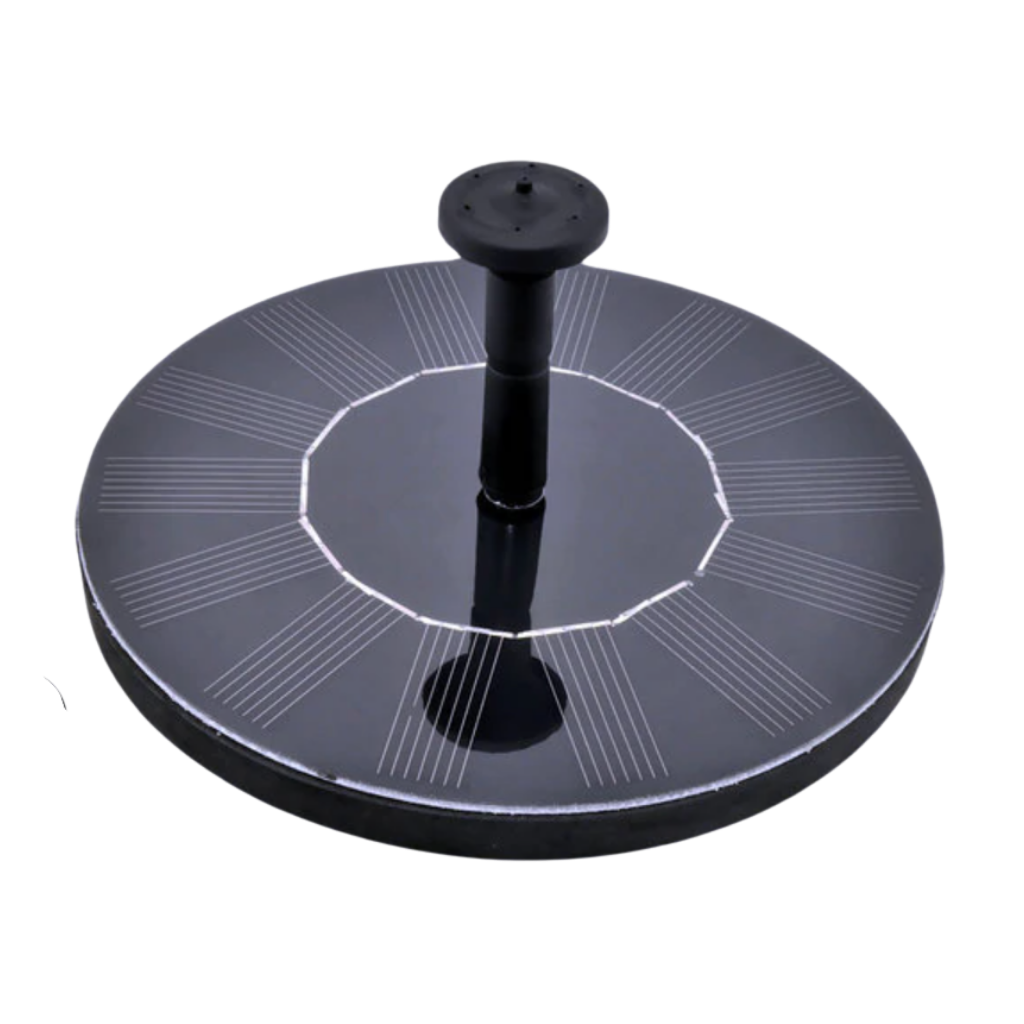 Fonte d'água flutuante com energia solar da Ankway, ideal para piscinas e lagos, com design moderno e eficiente.